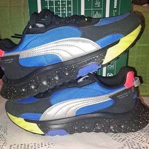 Puma Youth Wild Rider "laser tag" sneakers